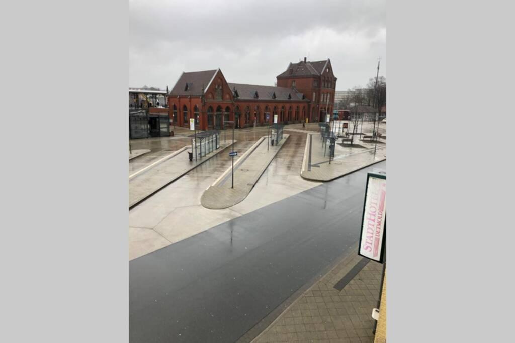 Apartmenthaus Am Bahnhof Detmold Esterno foto